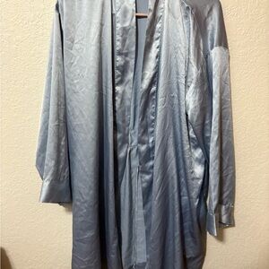 Victoria's Secret Shimmering Silver Robe